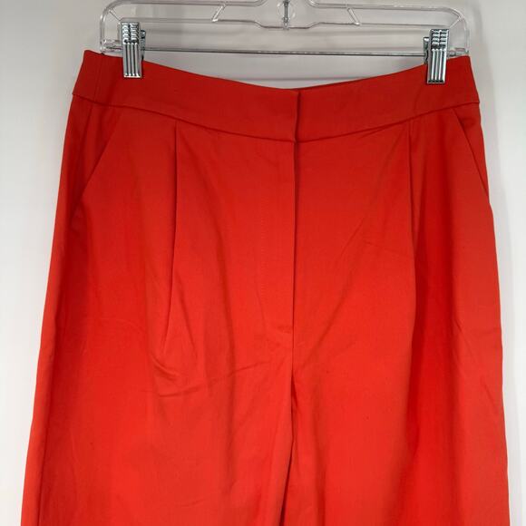 Women's Orange Straight Leg Pants - Picture 6 of 9